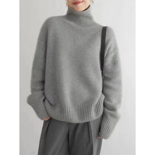 Eline - Rollkragenpullover aus Wolle