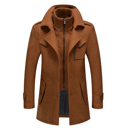 Edwin - Doppeltem Kragen Trenchcoat