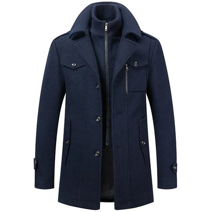 Edwin - Doppeltem Kragen Trenchcoat