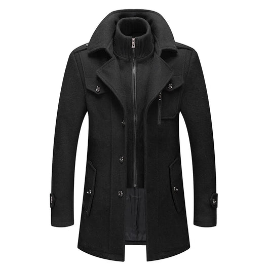 Edwin - Doppeltem Kragen Trenchcoat