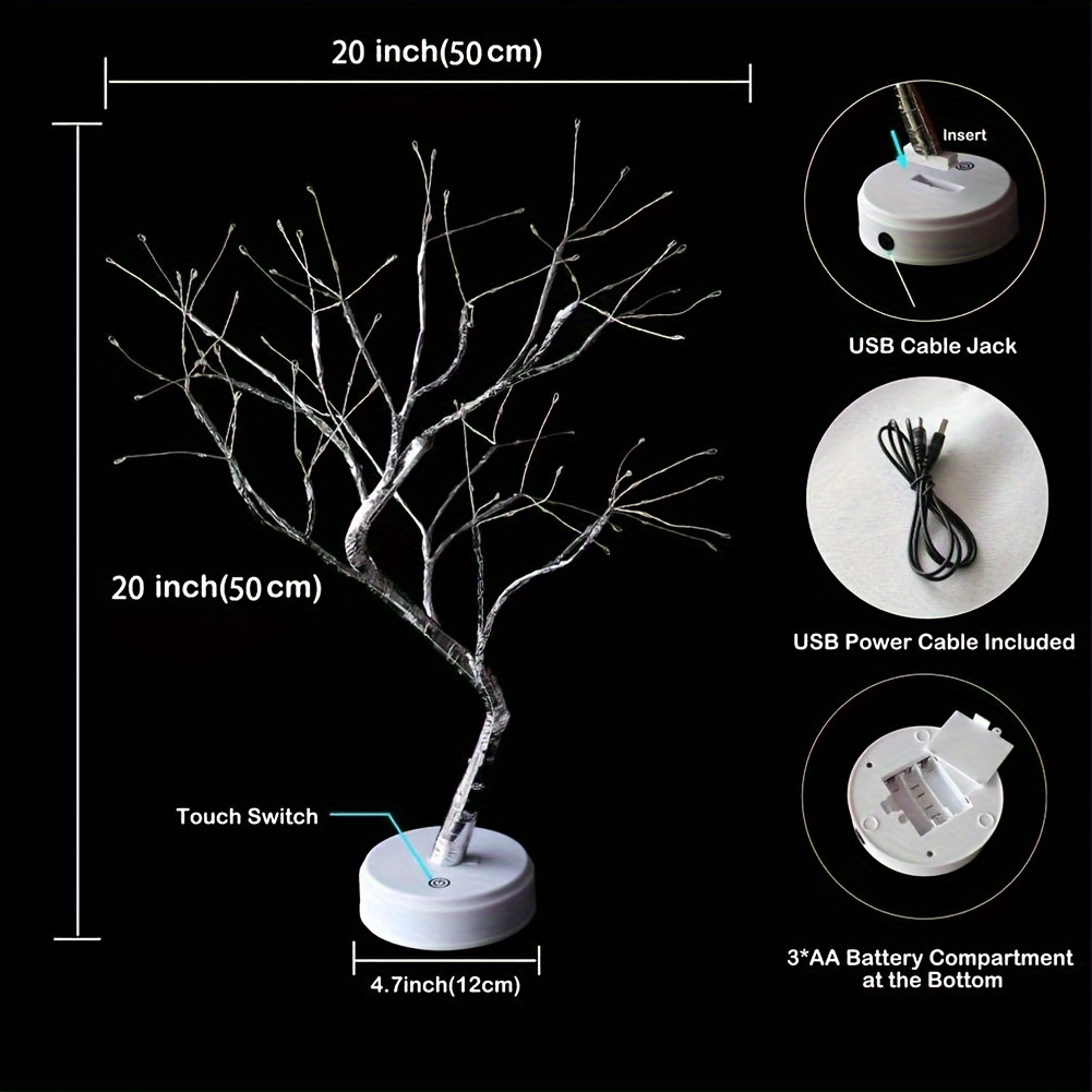 Vilezo - LED Bonsaibaum Lichter